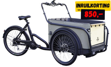 Royal 3W Eco - grijs - elektrische driewieler bakfiets