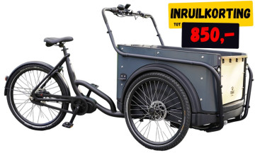 Royal 3W Premium - antraciet - elektrische driewieler bakfiets