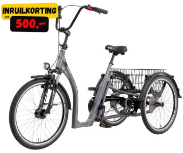 Pfautec Tamo - mat blauwgrijs - driewieler