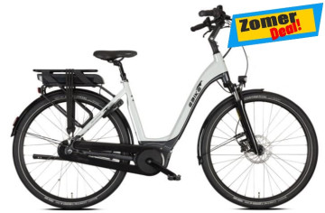 Ebike Das Original Comfort Plus - lichtgrijs/zwart - elektrische damesfiets
