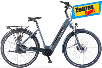 Levit Calvia 3 Automatiq mat blauw - elektrische damesfiets