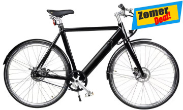 Qivelo Retro - zwart - elektrische herenfiets