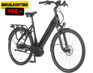 Icycle Orage - mat zwart - elektrische damesfiets