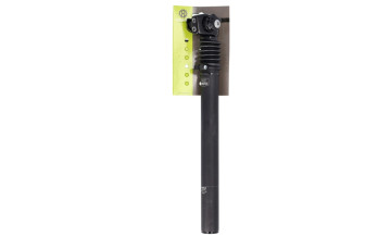 (88-1-c) Zadelpen 30.9X350 verend zwart