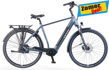 Levit Calvia 3 Automatiq - mat blauw - elektrische herenfiets