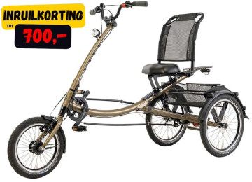 Pfautec Scootertrike - mat brons/goud - driewieler