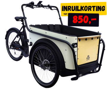 Royal 3W Eco - wit - elektrische driewieler bakfiets