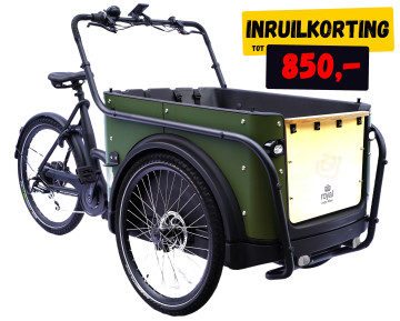 Royal 3W Eco - groen - elektrische driewieler bakfiets