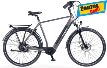 Levit Calvia 5 - mat zwart parelmoer - elektrische herenfiets