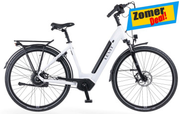 Levit Calvia 5 - wit parelmoer - elektrische damesfiets