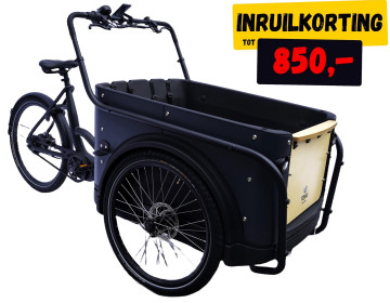 Royal 3W Premium Plus - antraciet - elektrische bakfiets