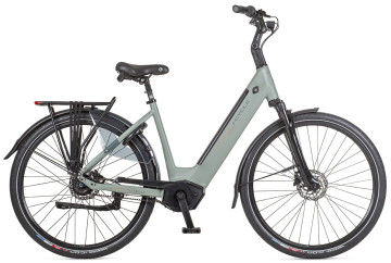 Icycle Vibe 2.5 - mat groen/grijs - elektrische damesfiets