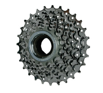 Freewheel 7 speed Sunrace MFM30 13-28 tands - chroom (94-3-g)