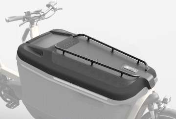 Lockable Cargo Box Lid incl. Rack voor de Ca Go FS Bike