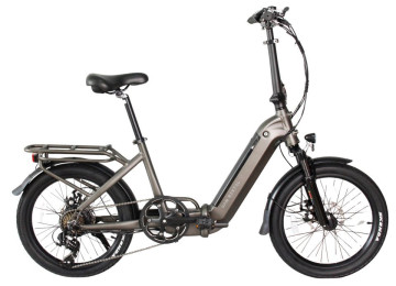 Van Rixtel Travel Intube - Showroommodel - Metallic Grey - Elektrische Vouwfiets