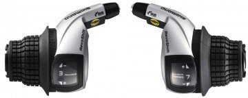 Gripshiftset Shimano Tourney SL-RS45 7V Zilver-Zwart (94-2-a) 