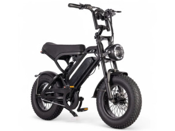 QM V20 Pro Mini - zwart - elektrische fatbike