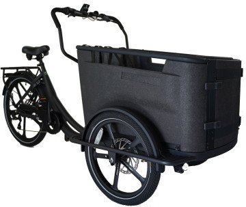 Van Rixtel Urban - mat zwart - elektrische bakfiets