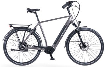 Levit Calvia 5 - mat zwart parelmoer - elektrische herenfiets