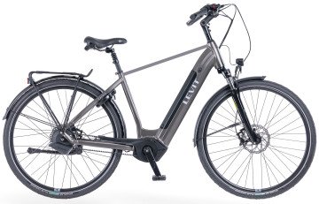 Levit Calvia 3 Automatiq - mat zwart parelmoer - elektrische herenfiets