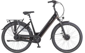 Icycle Vibe FHM - glanzend zwart - elektrische damesfiets