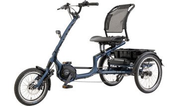 Pfautec Scoobo Smart - mat azuurblauw - elektrische driewieler