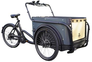 Royal Cargo Bike 3W Eco - antraciet - elektrische driewieler bakfiets