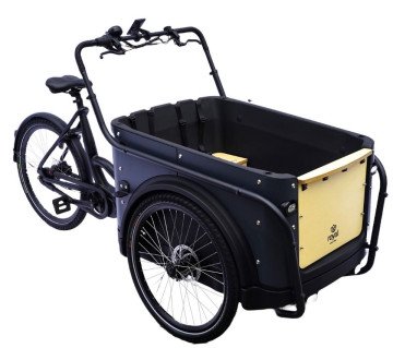 Royal Cargo Bike 3W Premium - antraciet - elektrische driewieler bakfiets