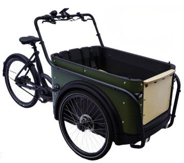 Royal Cargo Bike 3W Premium Plus - groen - elektrische bakfiets