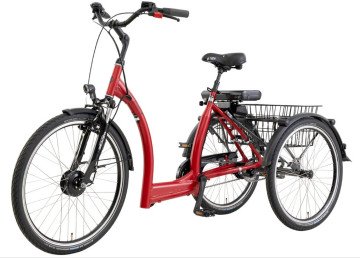 Pfautec Vida FM - robijnrood metallic - elektrische driewieler