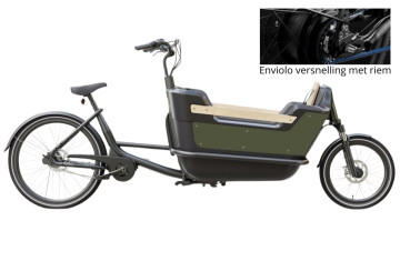 Royal Cargo Bike 2W Premium Plus - elektrische tweewieler bakfiets - Groen
