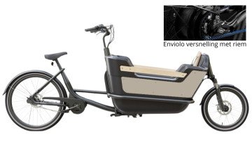 Royal Cargo Bike 2W Premium Plus - elektrische tweewieler bakfiets - Beige