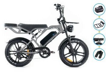 QM V20 PRO Power Cargo - grijs - elektrische fatbike