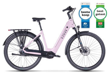 Levit Beleco 7 Lowstep - rose - elektrische damesfiets