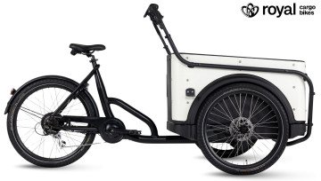 Royal Cargo Bike 3W Eco - wit - elektrische driewieler bakfiets