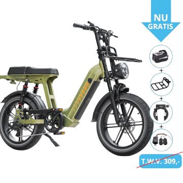 QM D50 - Groen - elektrische fatbike