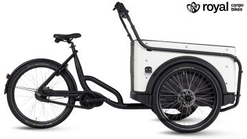 Royal Cargo Bike 3W Premium - wit - elektrische driewieler bakfiets