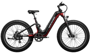 Mokwheel Obsidian ST 2.0 Zwart/Rood | Elektrische Moutainbike | Fatbike