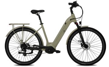 Bizo Bike Diana sage groen - elektrische damesfiets - hybride SUV
