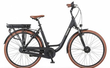 Tomos EB 12 - black matt - elektrische stadsfiets - dames