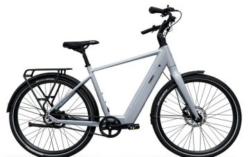 Tomos EB 03 - grey matt - elektrische stadsfiets - heren