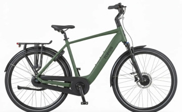 Tomos EB 14 - military green matt - elektrische stadsfiets - heren