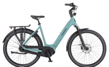 Tomos EB 18 - gravel green matt - elektrische stadsfiets - dames
