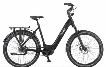 Tomos EB 19 - black matt - elektrische stadsfiets - dames