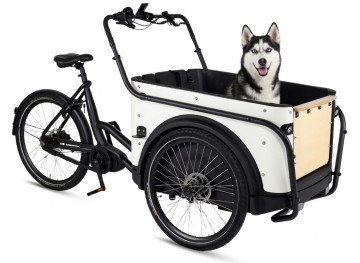 Royal Cargo Bike 3W Premium Dog - wit - elektrische driewieler bakfiets