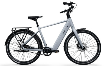 Tomos EB 03 - grey matt - elektrische stadsfiets - heren