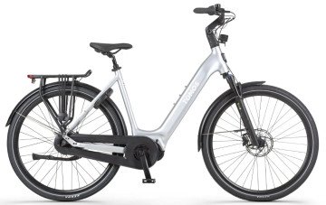 Tomos EB 18 - silver champagne glossy - elektrische stadsfiets - dames