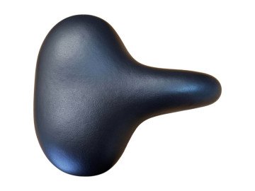 Fietszadel zwart breed (85-3-g)