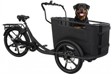 Van Rixtel Urban Dog - mat donkergrijs - elektrische bakfiets