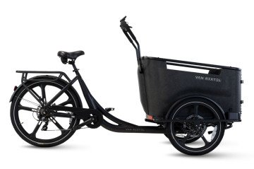 Van Rixtel Family - midnight black - elektrische driewieler bakfiets